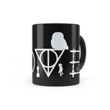 Harry Potter - LOVE Design Premium Black Patch Coffee Mug 350ml