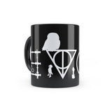 Harry Potter - LOVE Design Premium Black Patch Coffee Mug 350ml